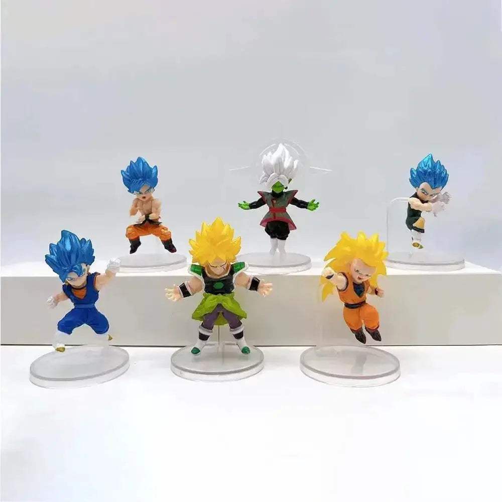 Dragon Ball Super Action Figure Set Goku Vegeta Broly Buu - ToylandEU