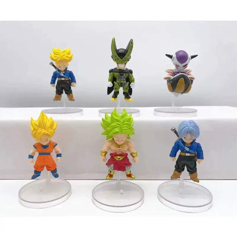 Dragon Ball Super Action Figure Set Goku Vegeta Broly Buu - ToylandEU