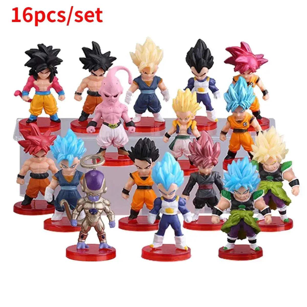 Dragon Ball Super Action Figure Set Goku Vegeta Broly Buu - ToylandEU
