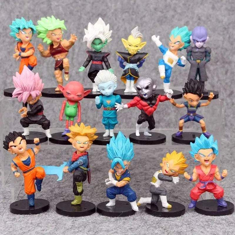 Dragon Ball Super Action Figure Set Goku Vegeta Broly Buu - ToylandEU