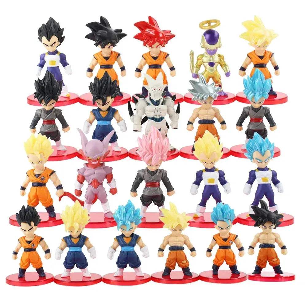 Dragon Ball Super Action Figure Set Goku Vegeta Broly Buu - ToylandEU