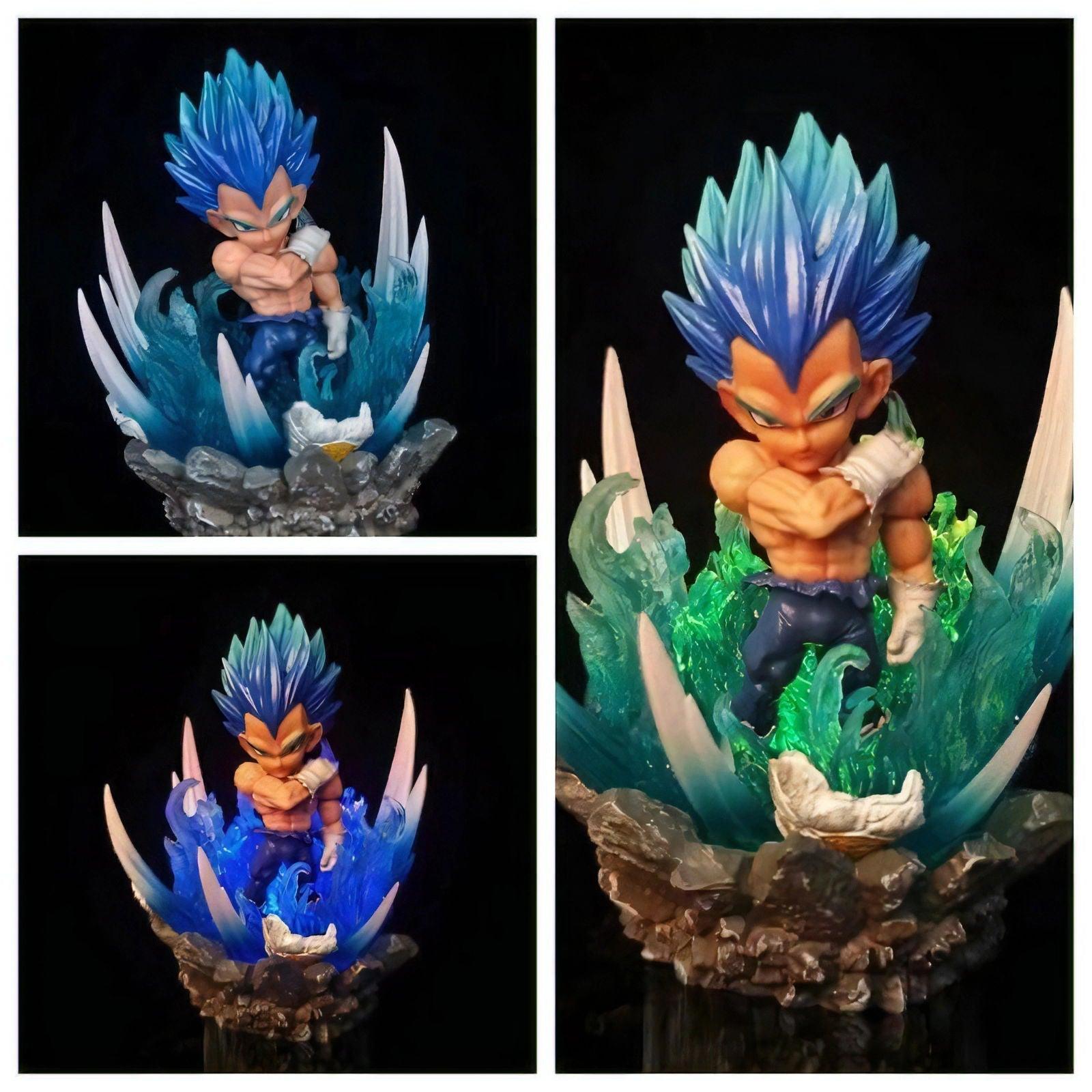  Dragon Ball Super Chibi LED Figure Set Goku Vegeta 