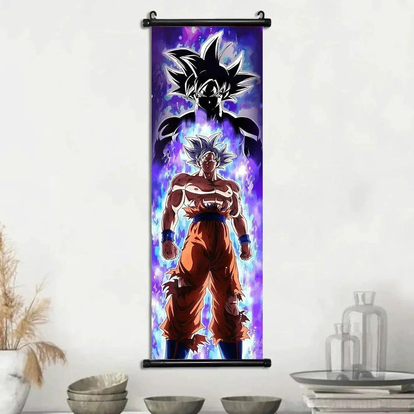  Dragon Ball Super Posters, Anime Wall Artwork Ultra Instinct Goku Vegeta Canvas Super Saiyan Hanging Scrolls Home Room Decor -  ToylandEU™