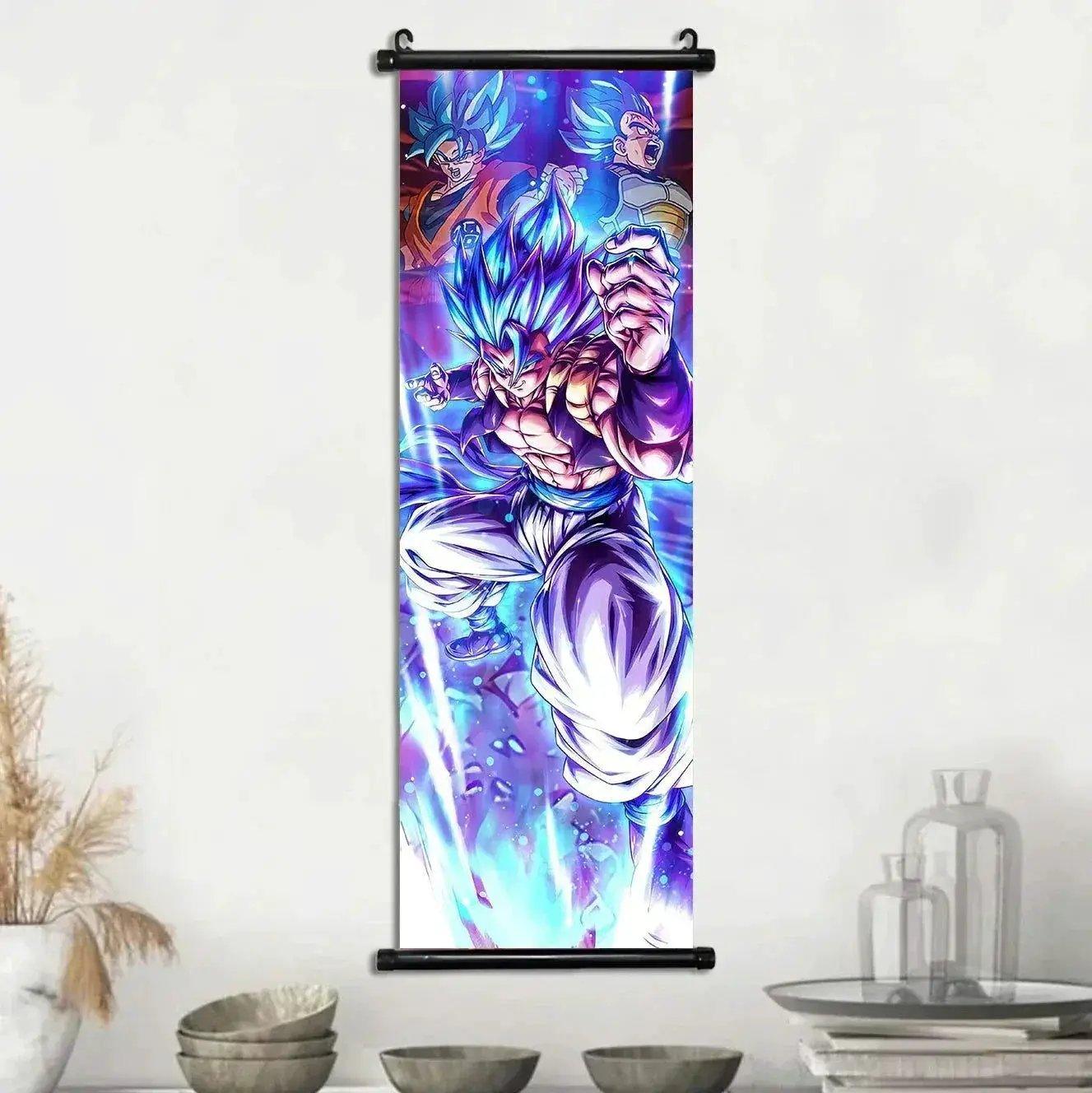 Dragon Ball Super Posters, Anime Wall Artwork Ultra Instinct Goku Vegeta Canvas Super Saiyan Hanging Scrolls Home Room Decor -  ToylandEU™