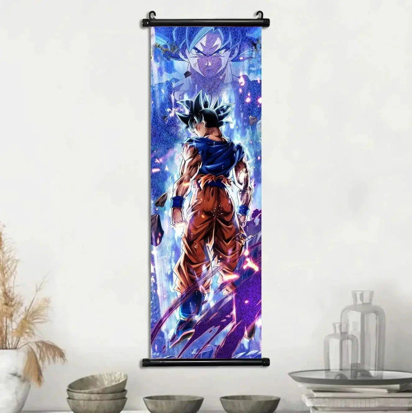  Dragon Ball Super Posters, Anime Wall Artwork Ultra Instinct Goku Vegeta Canvas Super Saiyan Hanging Scrolls Home Room Decor -  ToylandEU™