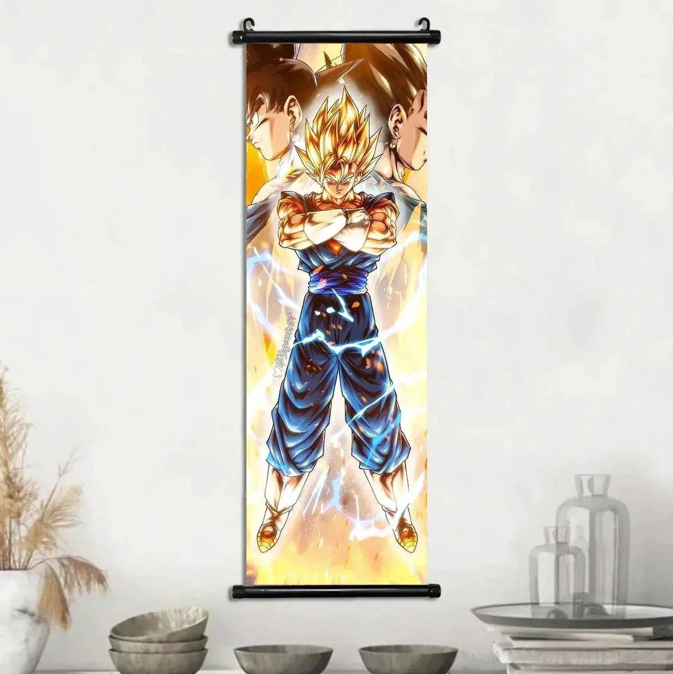  Dragon Ball Super Posters, Anime Wall Artwork Ultra Instinct Goku Vegeta Canvas Super Saiyan Hanging Scrolls Home Room Decor -  ToylandEU™