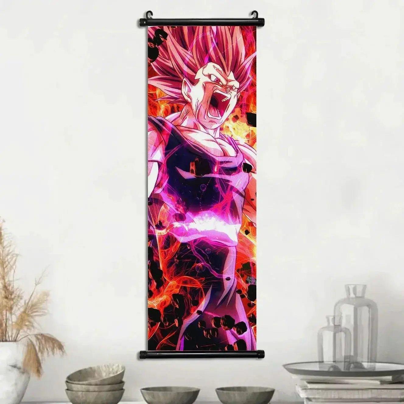  Dragon Ball Super Posters, Anime Wall Artwork Ultra Instinct Goku Vegeta Canvas Super Saiyan Hanging Scrolls Home Room Decor -  ToylandEU™
