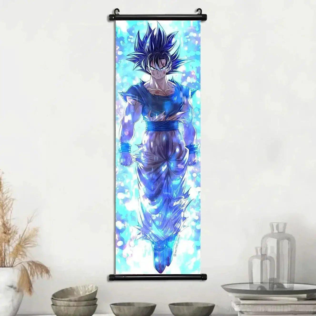  Dragon Ball Super Posters, Anime Wall Artwork Ultra Instinct Goku Vegeta Canvas Super Saiyan Hanging Scrolls Home Room Decor -  ToylandEU™