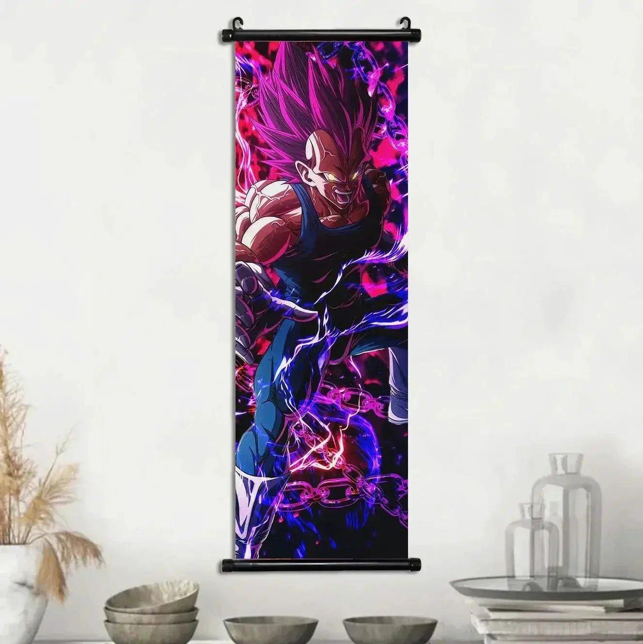  Dragon Ball Super Posters, Anime Wall Artwork Ultra Instinct Goku Vegeta Canvas Super Saiyan Hanging Scrolls Home Room Decor -  ToylandEU™