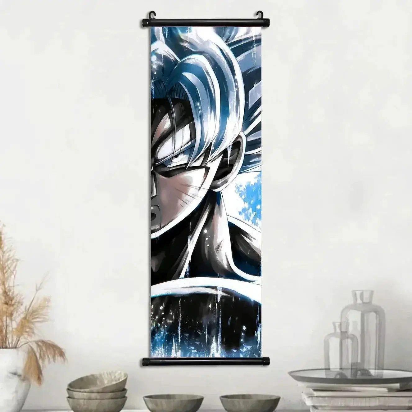  Dragon Ball Super Posters, Anime Wall Artwork Ultra Instinct Goku Vegeta Canvas Super Saiyan Hanging Scrolls Home Room Decor -  ToylandEU™