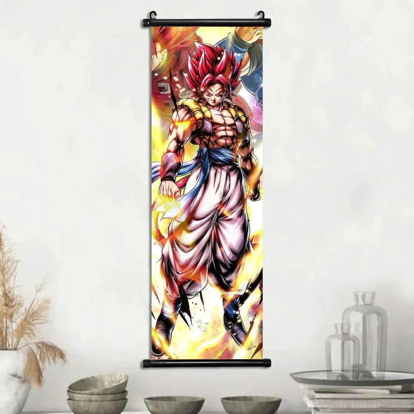  Dragon Ball Super Posters, Anime Wall Artwork Ultra Instinct Goku Vegeta Canvas Super Saiyan Hanging Scrolls Home Room Decor -  ToylandEU™