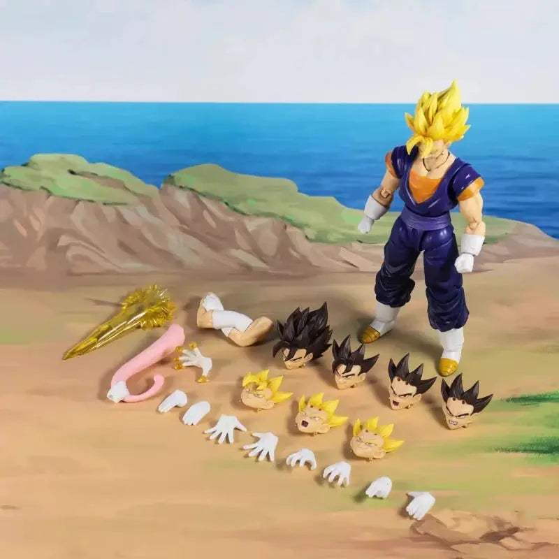  Dragon Ball Super Vegito SHF Action Figure Replaceable Heads -  ToylandEU™
