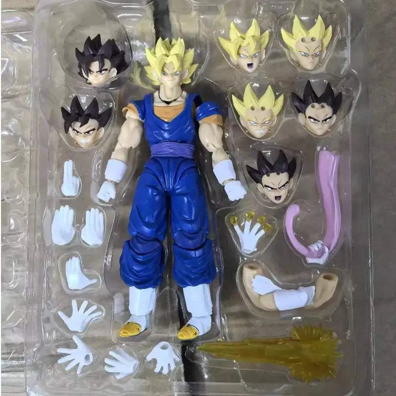  Dragon Ball Super Vegito SHF Action Figure Replaceable Heads -  ToylandEU™