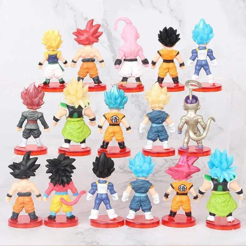 Dragon Ball Z 16-Piece Action Figure Set Collectible - ToylandEU