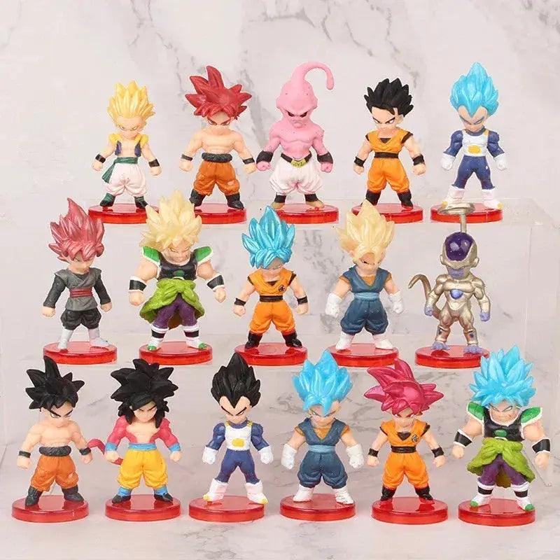  Dragon Ball Z Action Figures Set 16 Pieces Bandai -  ToylandEU™