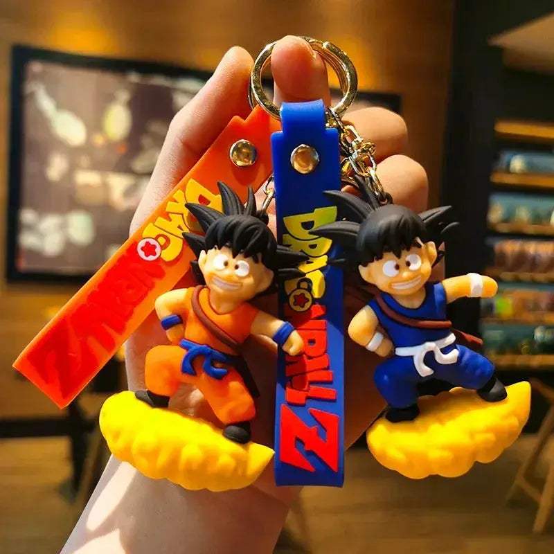 DBZ Keychain Set Featuring Super Saiyan Goku Collectibles - ToylandEU