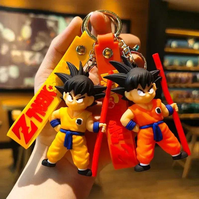 DBZ Keychain Set Featuring Super Saiyan Goku Collectibles - ToylandEU