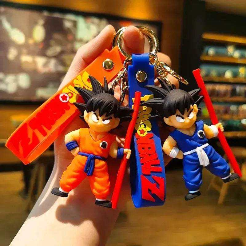 DBZ Keychain Set Featuring Super Saiyan Goku Collectibles - ToylandEU