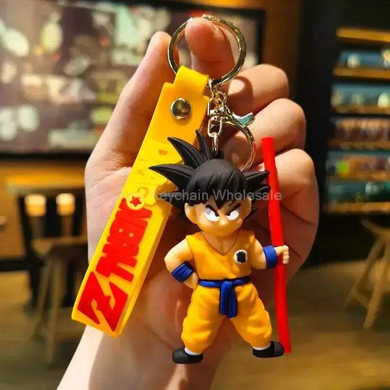 DBZ Keychain Set Featuring Super Saiyan Goku Collectibles - ToylandEU