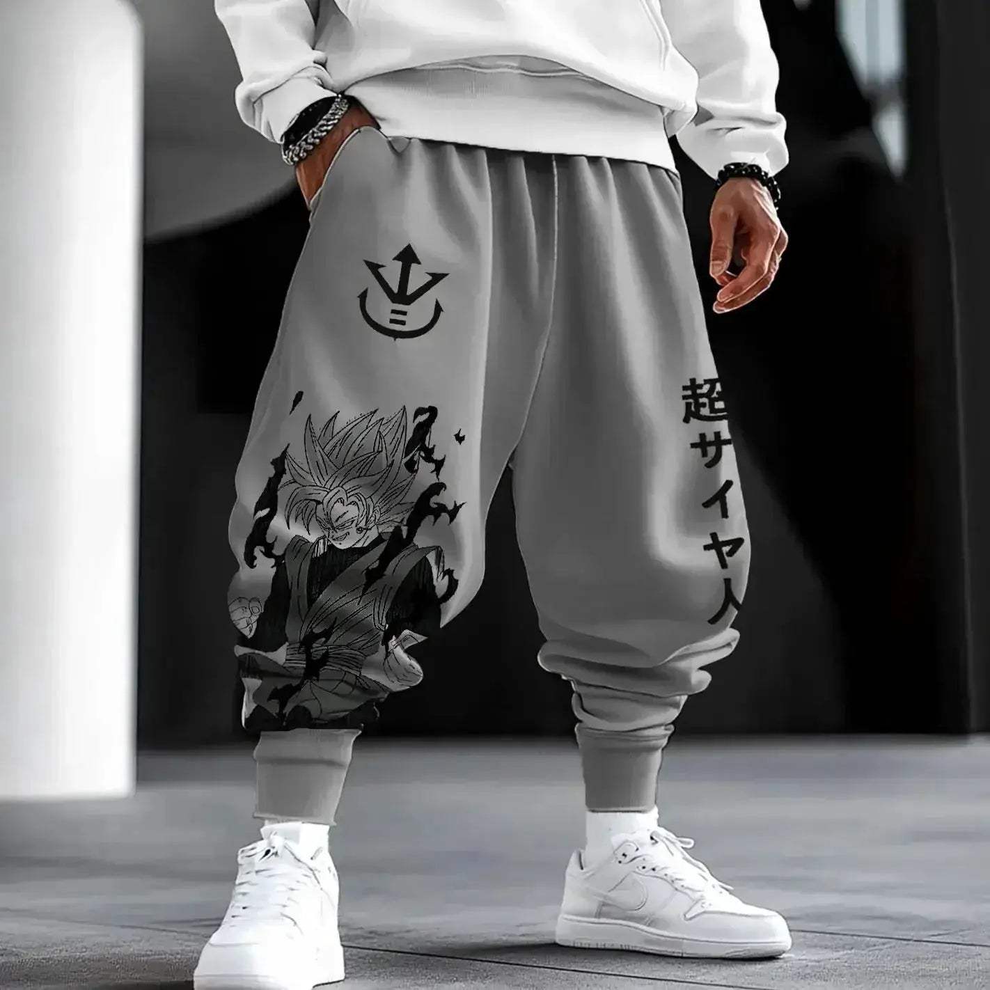 Dragon Ball Z Anime Print Joggers Streetwear Sweatpants - ToylandEU