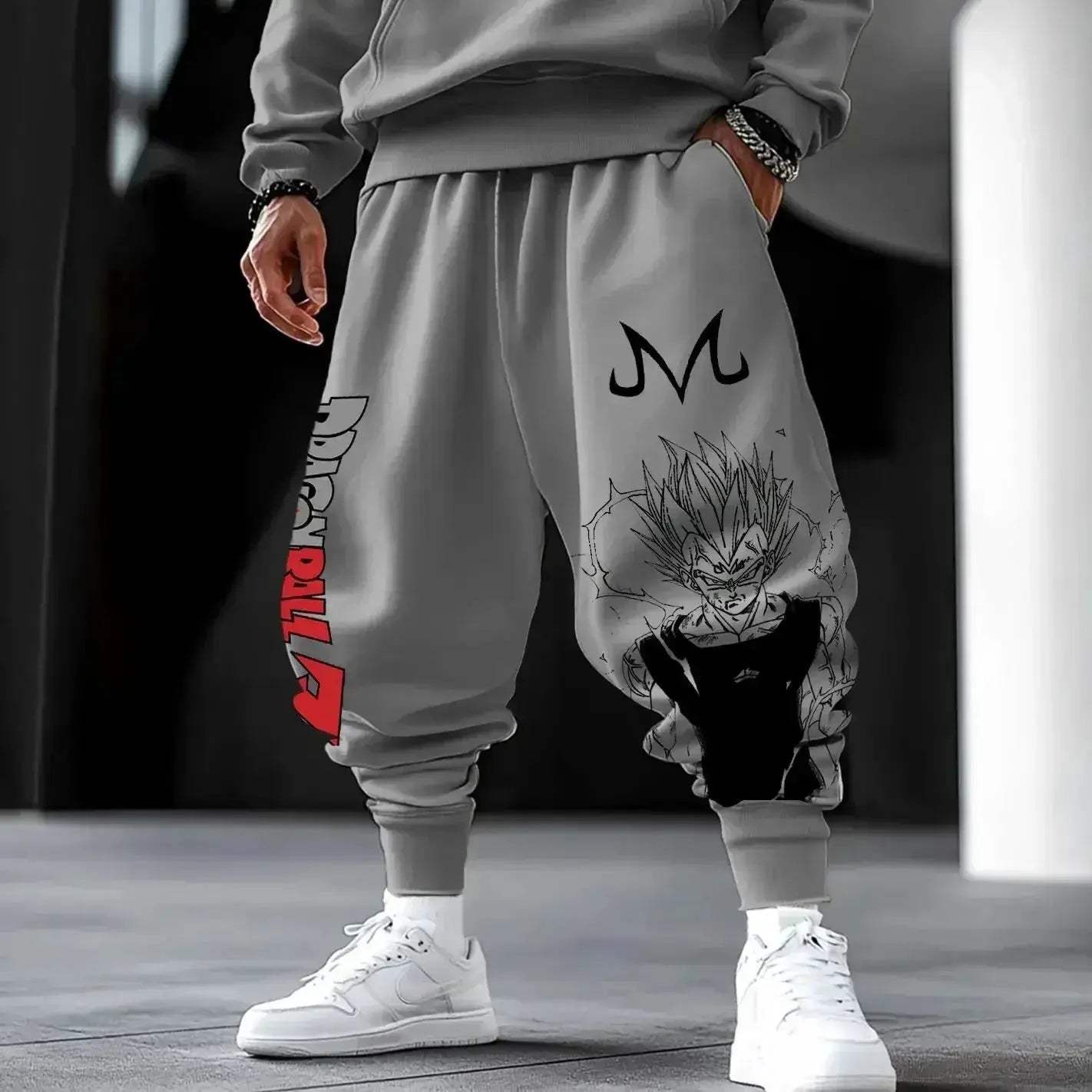 Dragon Ball Z Anime Print Joggers Streetwear Sweatpants - ToylandEU