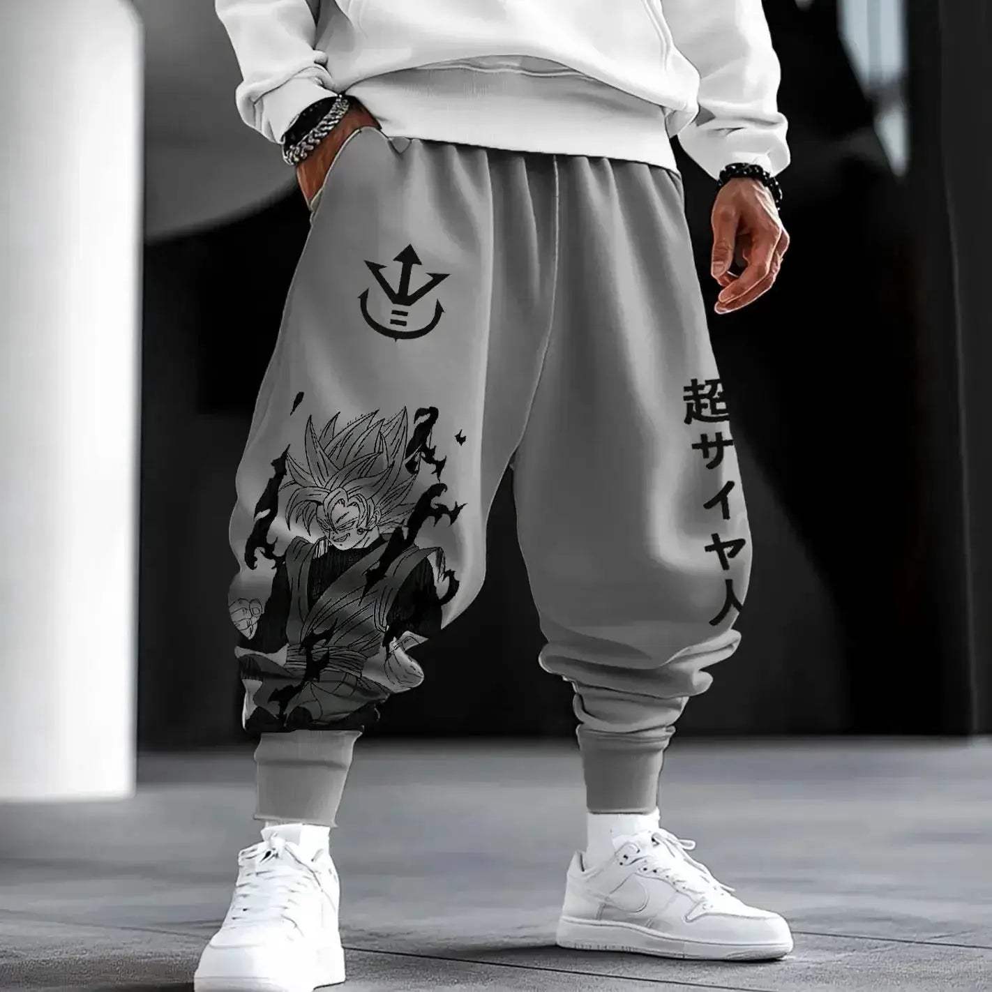 Dragon Ball Z Anime Print Joggers Streetwear Sweatpants - ToylandEU