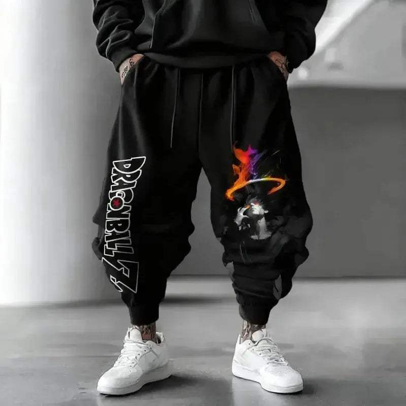Dragon Ball Z Anime Sweatpants Pure Cotton Harajuku Style - ToylandEU