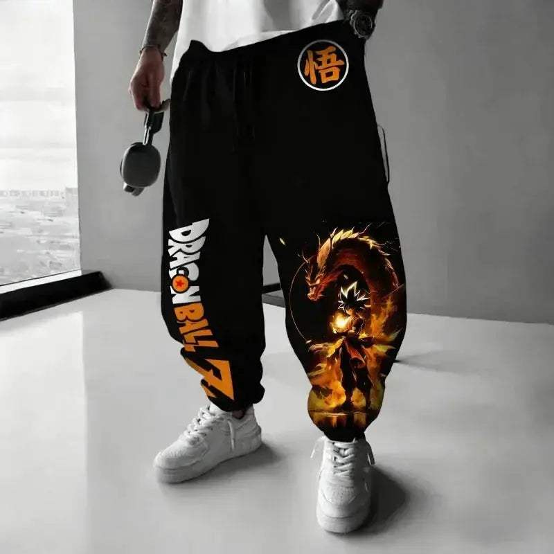 Dragon Ball Z Anime Sweatpants Pure Cotton Harajuku Style - ToylandEU