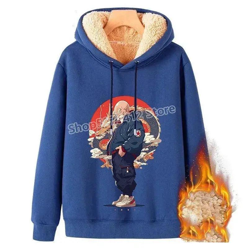  Dragon Ball Z Fleece Lined Hoodie Goku Winter Warmth -  ToylandEU™
