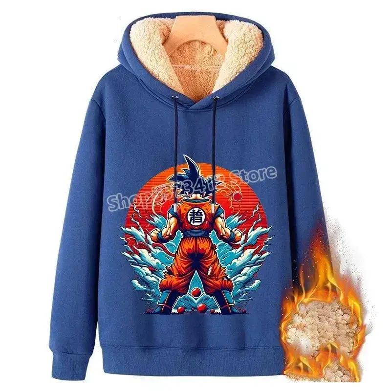  Dragon Ball Z Fleece Lined Hoodie Goku Winter Warmth -  ToylandEU™