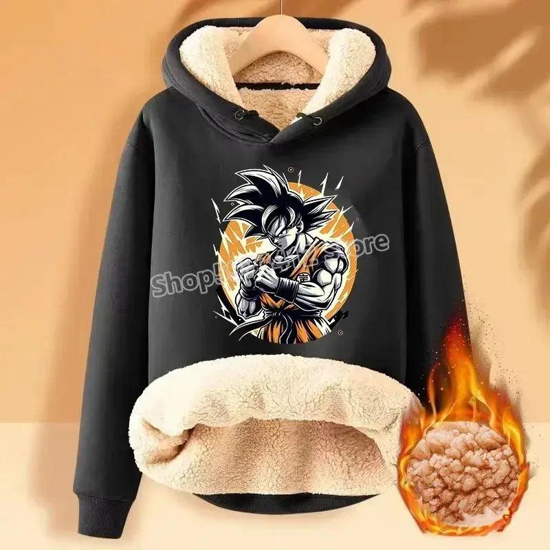  Dragon Ball Z Fleece Lined Hoodie Goku Winter Warmth -  ToylandEU™