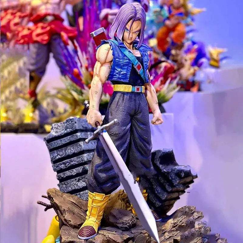 Dragon Ball Z Future Trunks Figure PVC Statue 28cm Collectible - ToylandEU