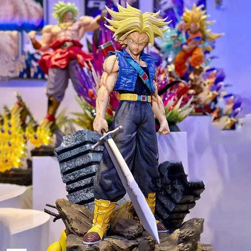 Dragon Ball Z Future Trunks Figure PVC Statue 28cm Collectible - ToylandEU