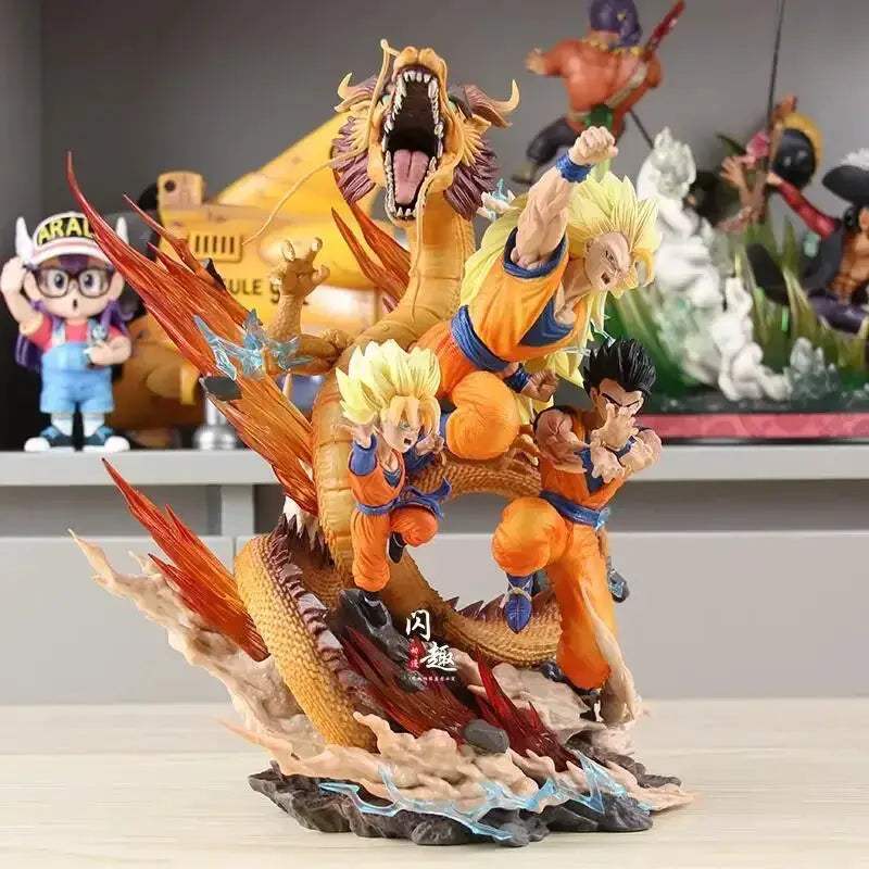 Dragon Ball Z Goku Gohan Goten Super Saiyan 3 Figure - ToylandEU