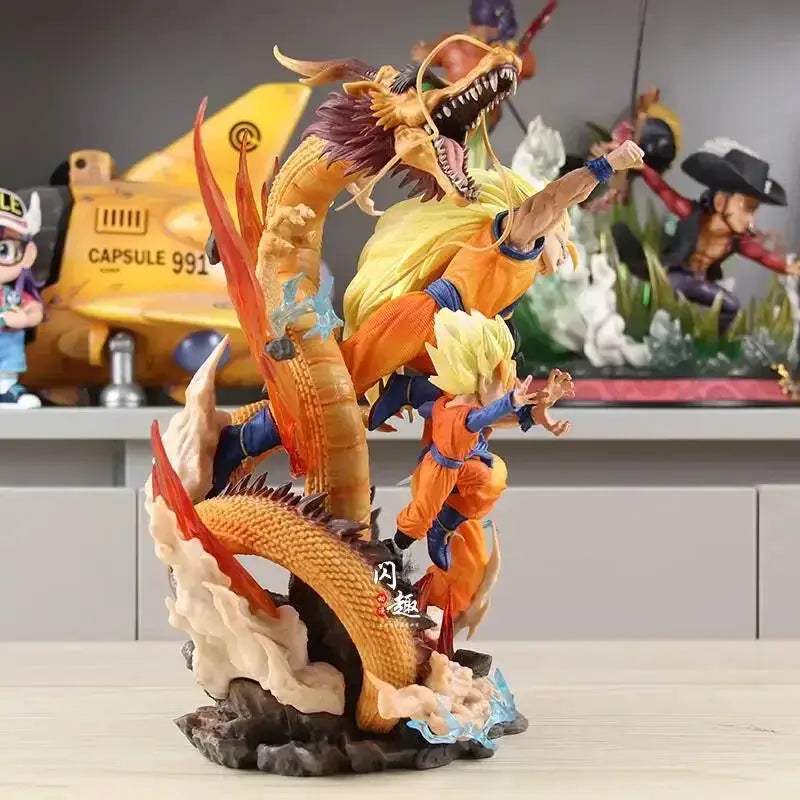Dragon Ball Z Goku Gohan Goten Super Saiyan 3 Figure - ToylandEU