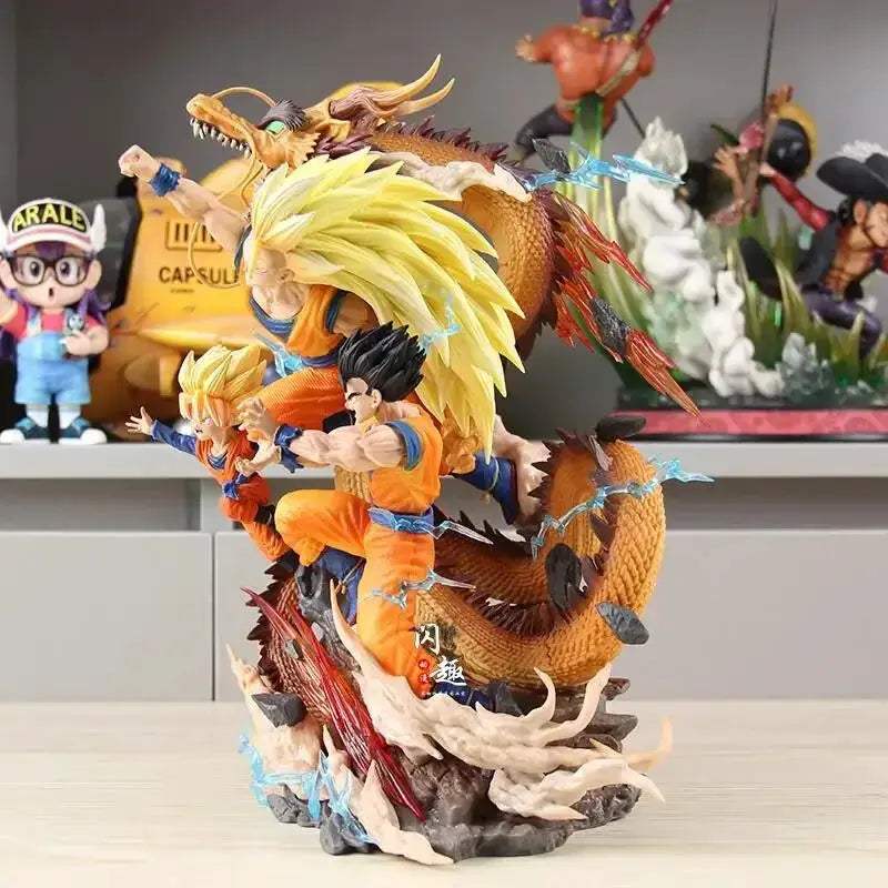 Dragon Ball Z Goku Gohan Goten Super Saiyan 3 Figure - ToylandEU