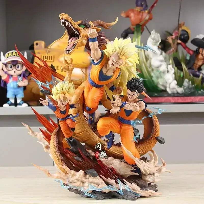 Dragon Ball Z Goku Gohan Goten Super Saiyan 3 Figure - ToylandEU