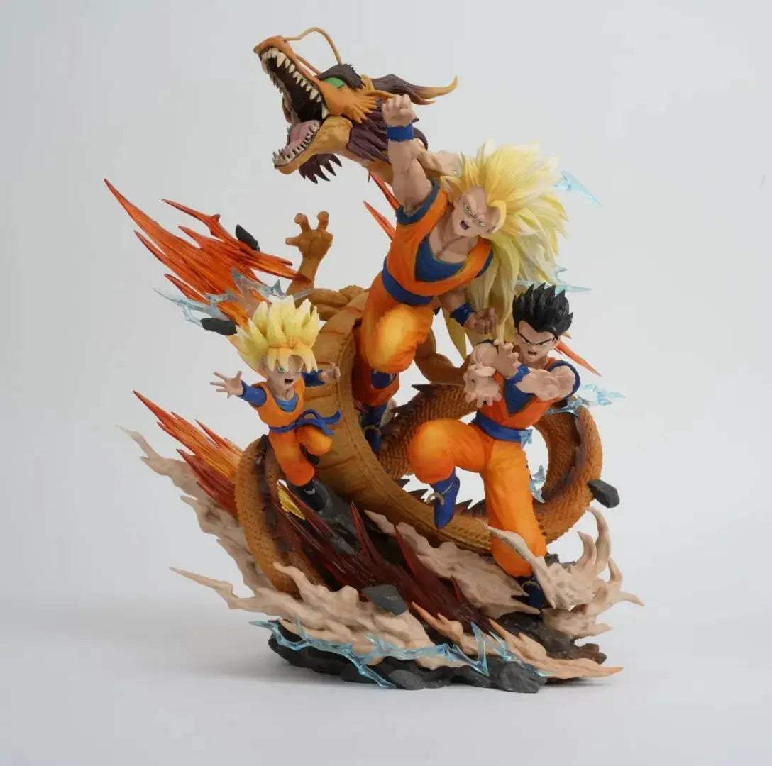Dragon Ball Z Goku Gohan Goten Super Saiyan 3 Figure - ToylandEU