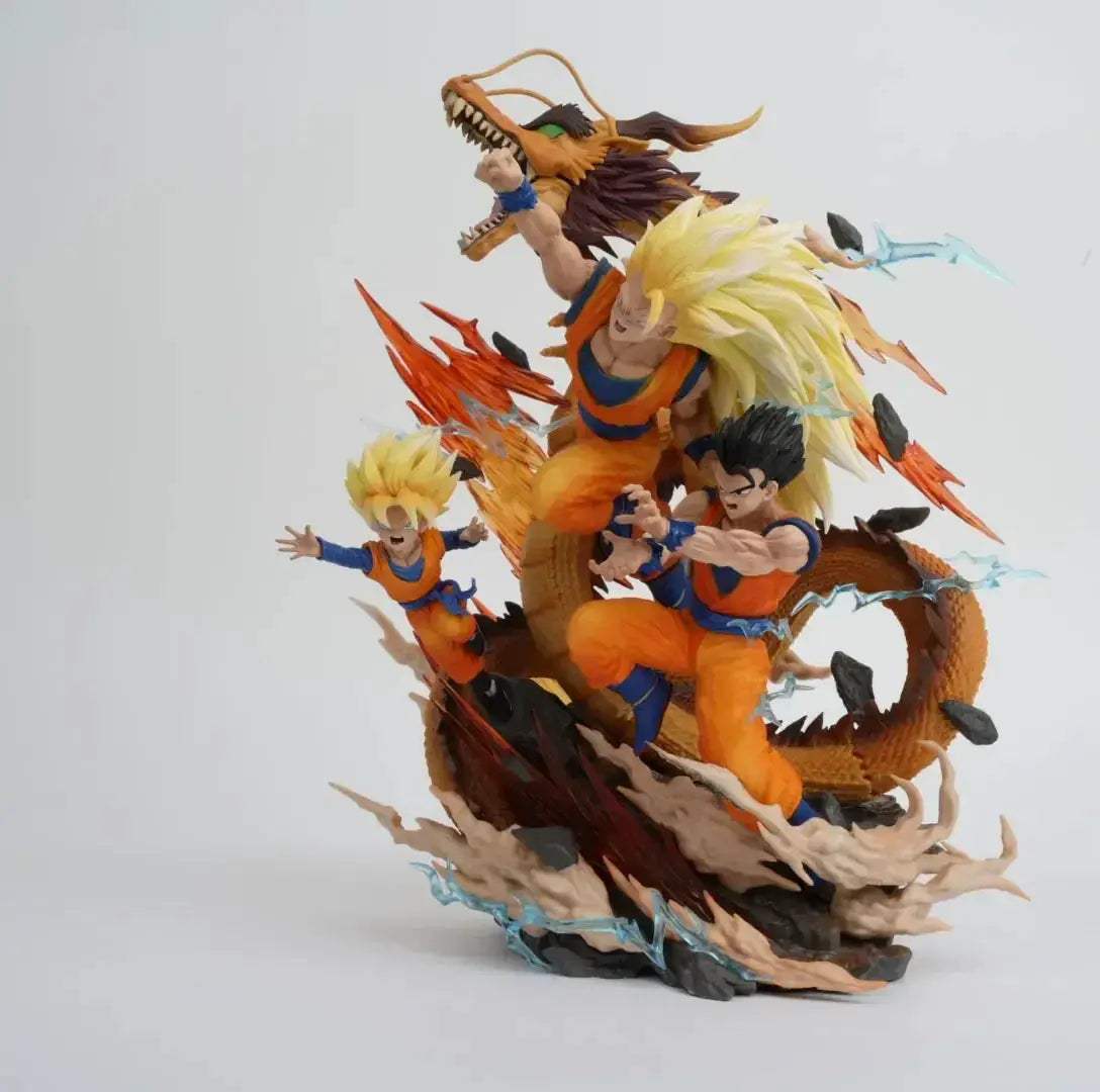 Dragon Ball Z Goku Gohan Goten Super Saiyan 3 Figure - ToylandEU