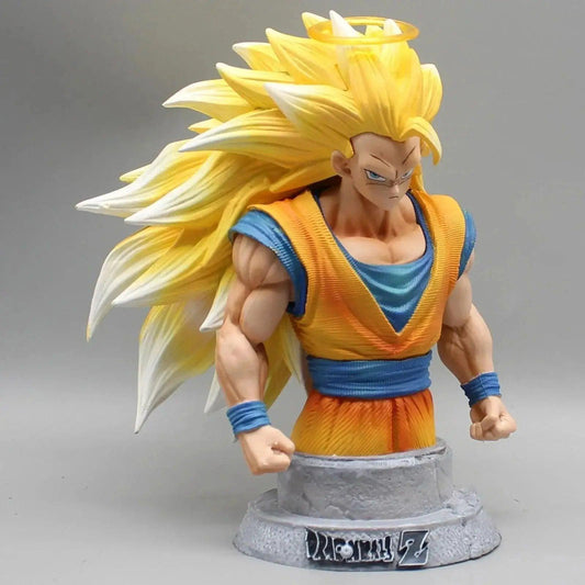  Dragon Ball Z Goku Super Saiyan 3 Half Bust Figure Rare -  ToylandEU™