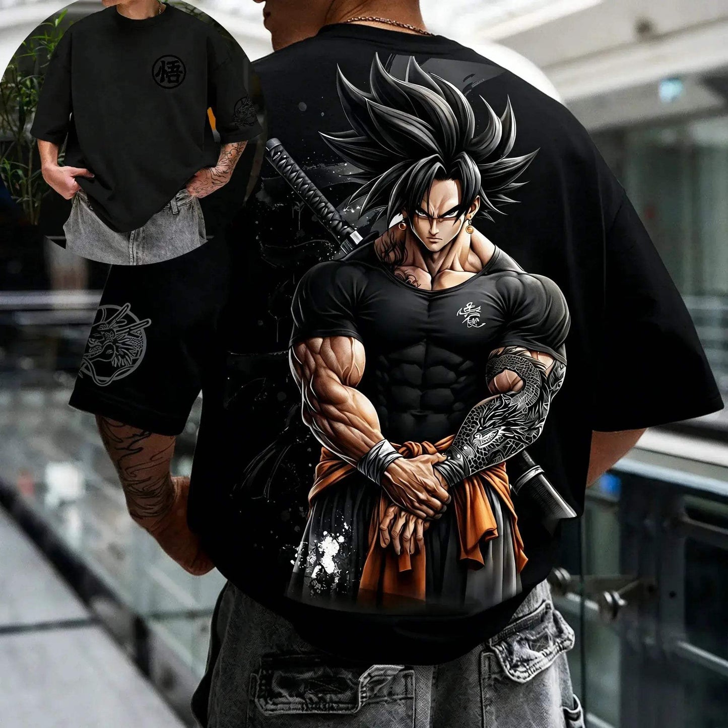 Dragon Ball Z Goku Super Saiyan 4 Graphic Cotton Tee - ToylandEU