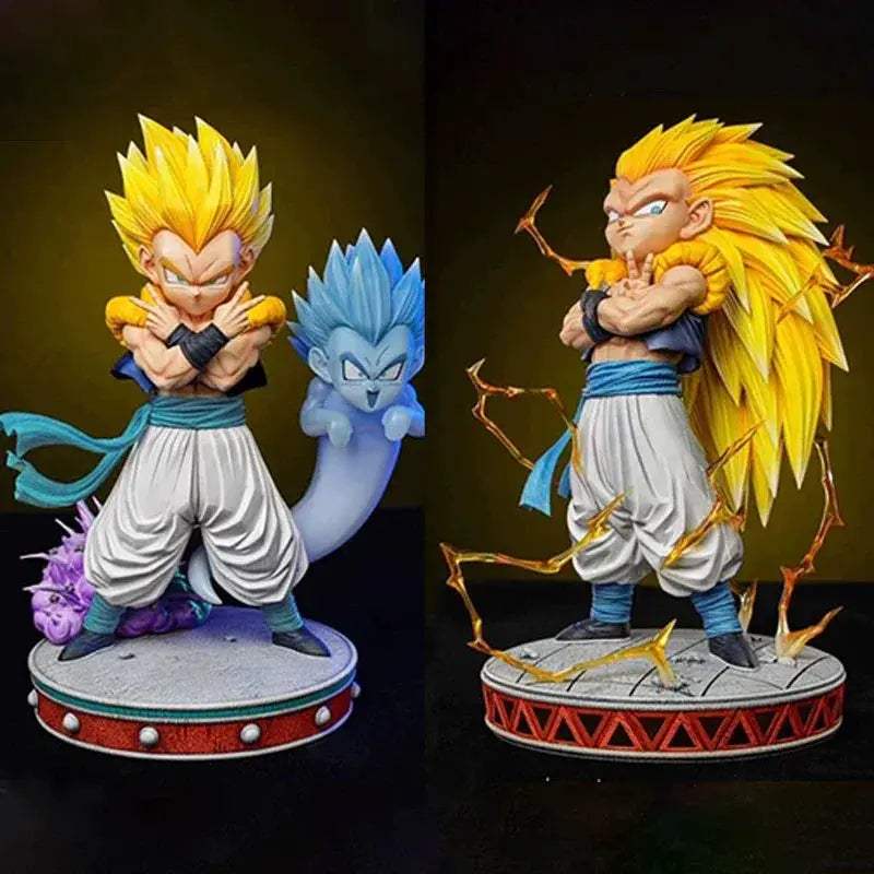 Dragon Ball Z Gotenks SSJ3 Action Figure 25cm PVC Statue - ToylandEU