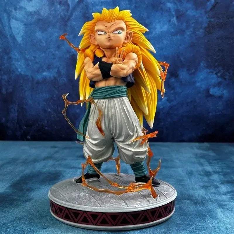 Dragon Ball Z Gotenks SSJ3 Action Figure 25cm PVC Statue - ToylandEU
