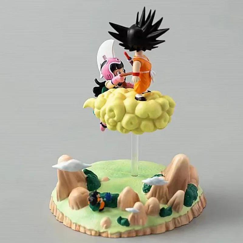 Dragon Ball Z Kid Goku And Chichi Figurine Collectible