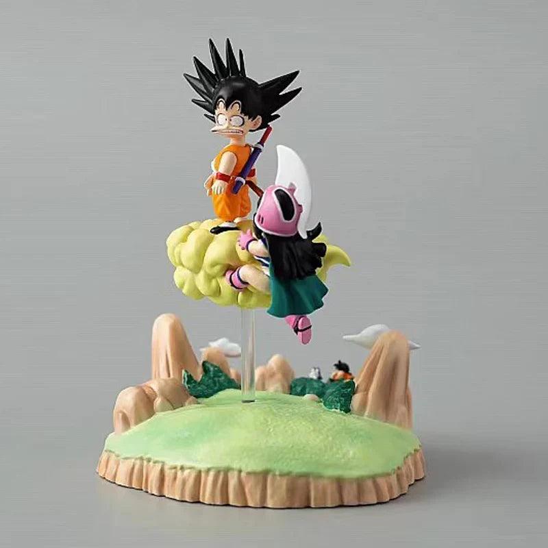 Dragon Ball Z Kid Goku And Chichi Figurine Collectible