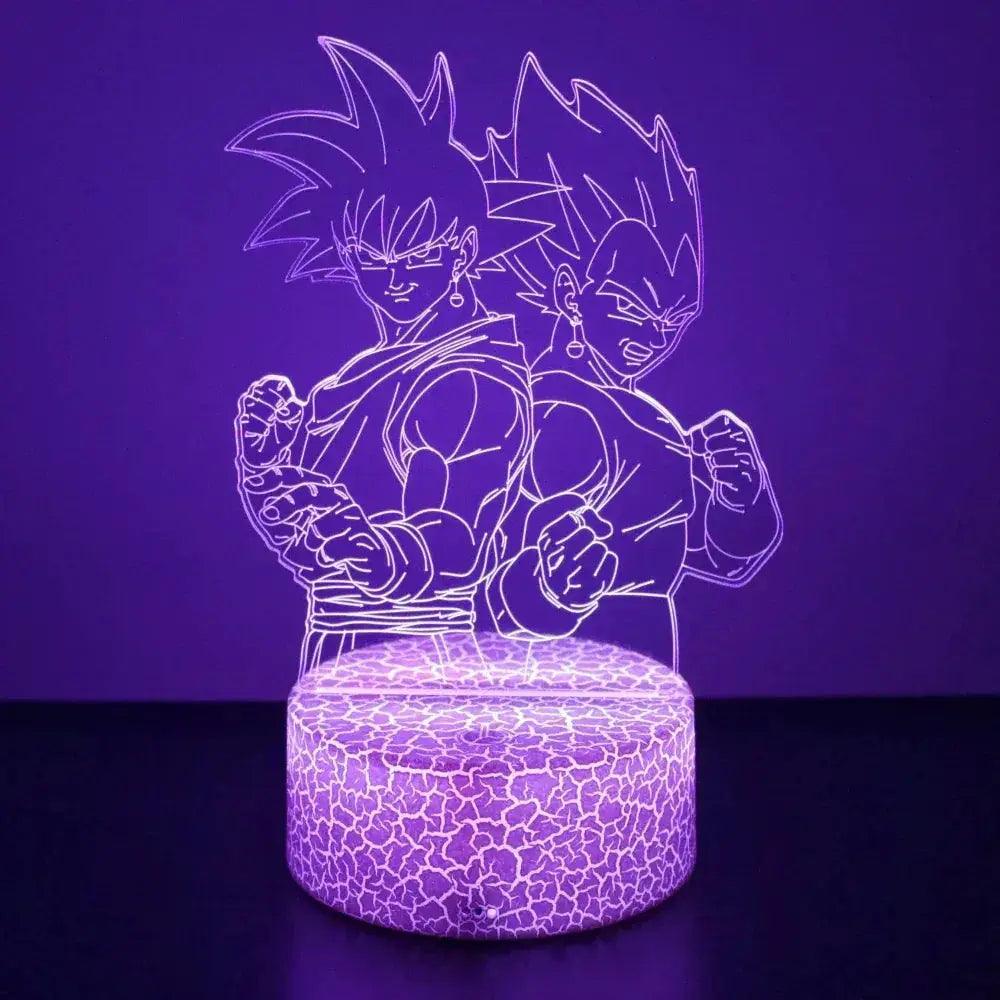  Dragon Ball Z LED Figure Lamp Goku Vegeta Night Light -  ToylandEU™