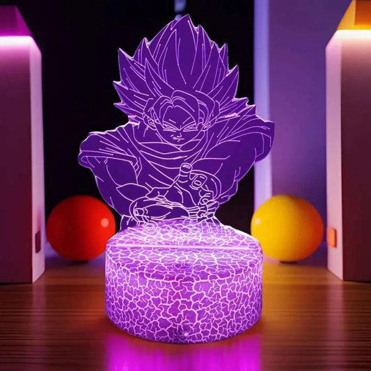  Dragon Ball Z LED Figure Lamp Goku Vegeta Night Light 