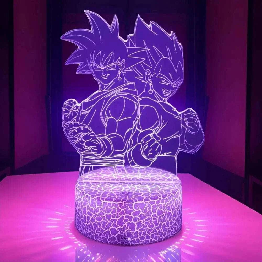 Dragon Ball Z LED Figure Lamp Goku Vegeta Night Light
