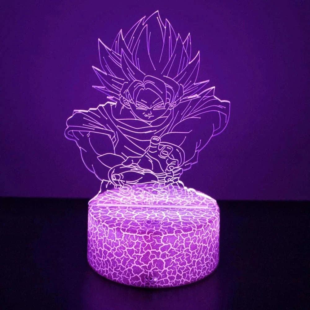 Dragon Ball Z LED Figure Lamp Goku Vegeta Night Light