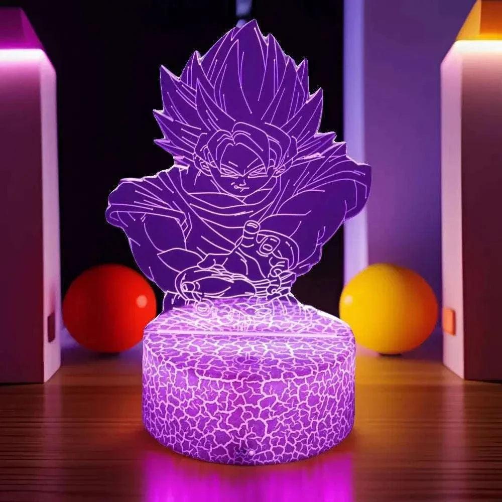 Dragon Ball Z LED Figure Lamp Goku Vegeta Night Light